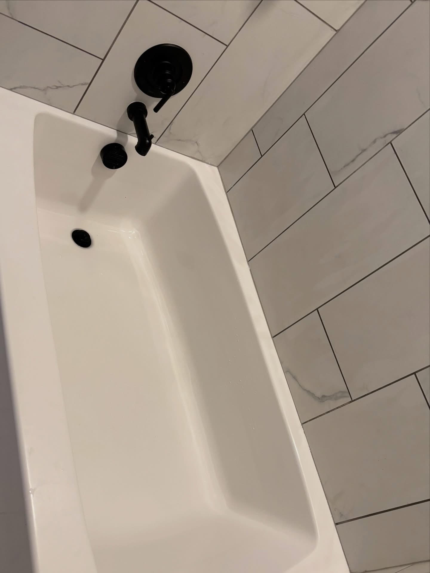 bathtub after cleaning